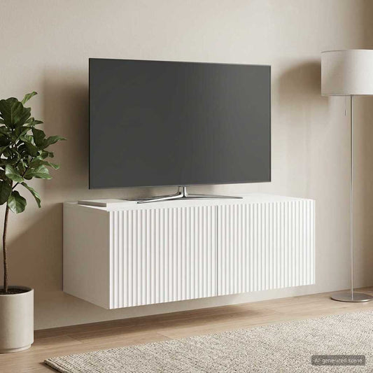 Wall-Mounted TV Cabinet 78.5 x 41 x 30 cm High Gloss White