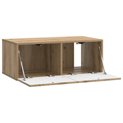 Wall-Mounted TV Cabinet 78.5 x 41 x 30 cm Artisan Oak