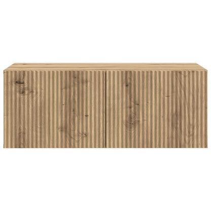 Wall-Mounted TV Cabinet 78.5 x 41 x 30 cm Artisan Oak