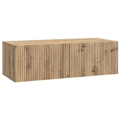 Wall-Mounted TV Cabinet 98 x 41 x 30 cm Artisan Oak