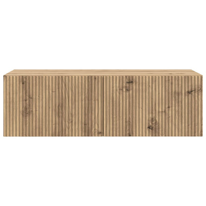 Wall-Mounted TV Cabinet 98 x 41 x 30 cm Artisan Oak