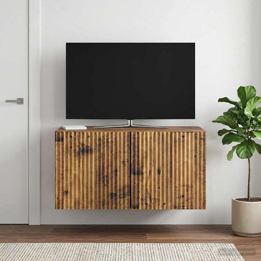 Wall-Mounted TV Cabinet 59.5 x 31 x 30 cm Old Wood