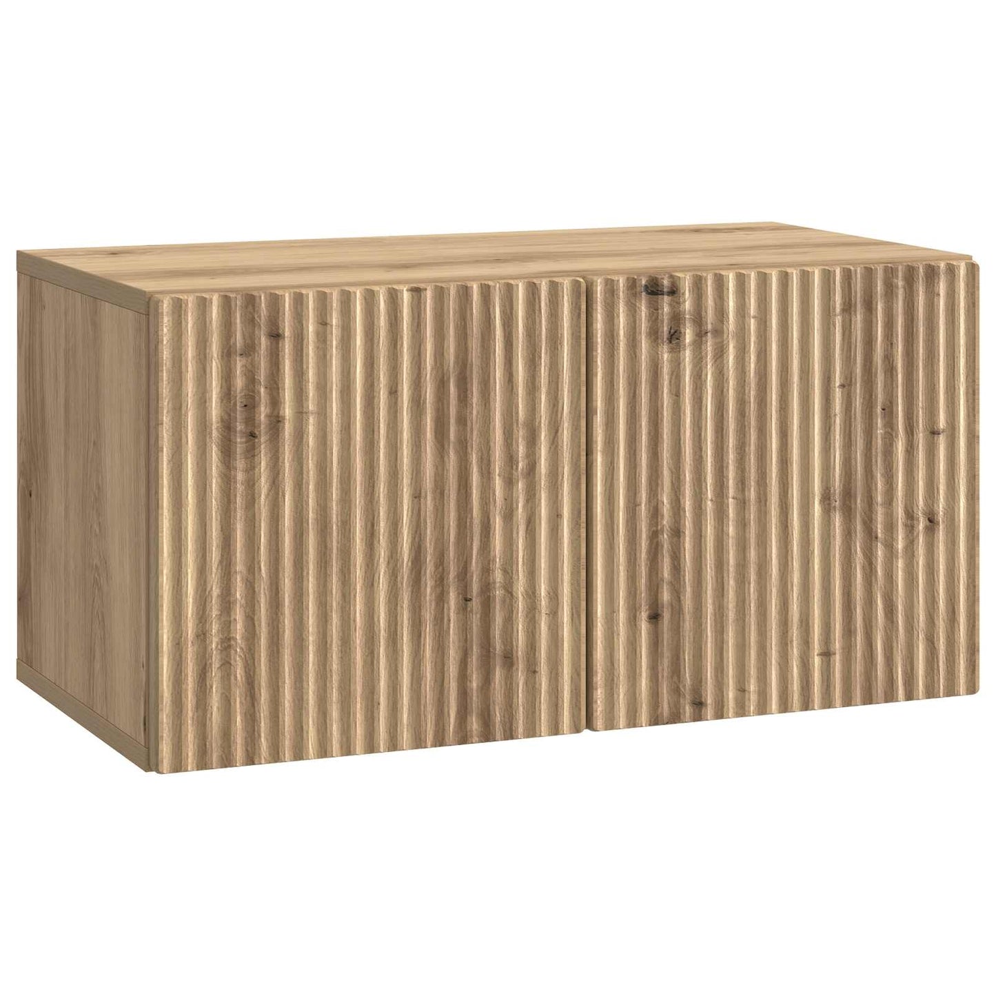 Wall-Mounted TV Cabinet 59.5 x 31 x 30 cm Artisan Oak