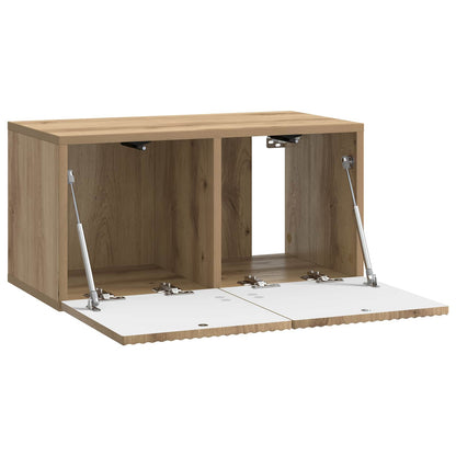 Wall-Mounted TV Cabinet 59.5 x 31 x 30 cm Artisan Oak