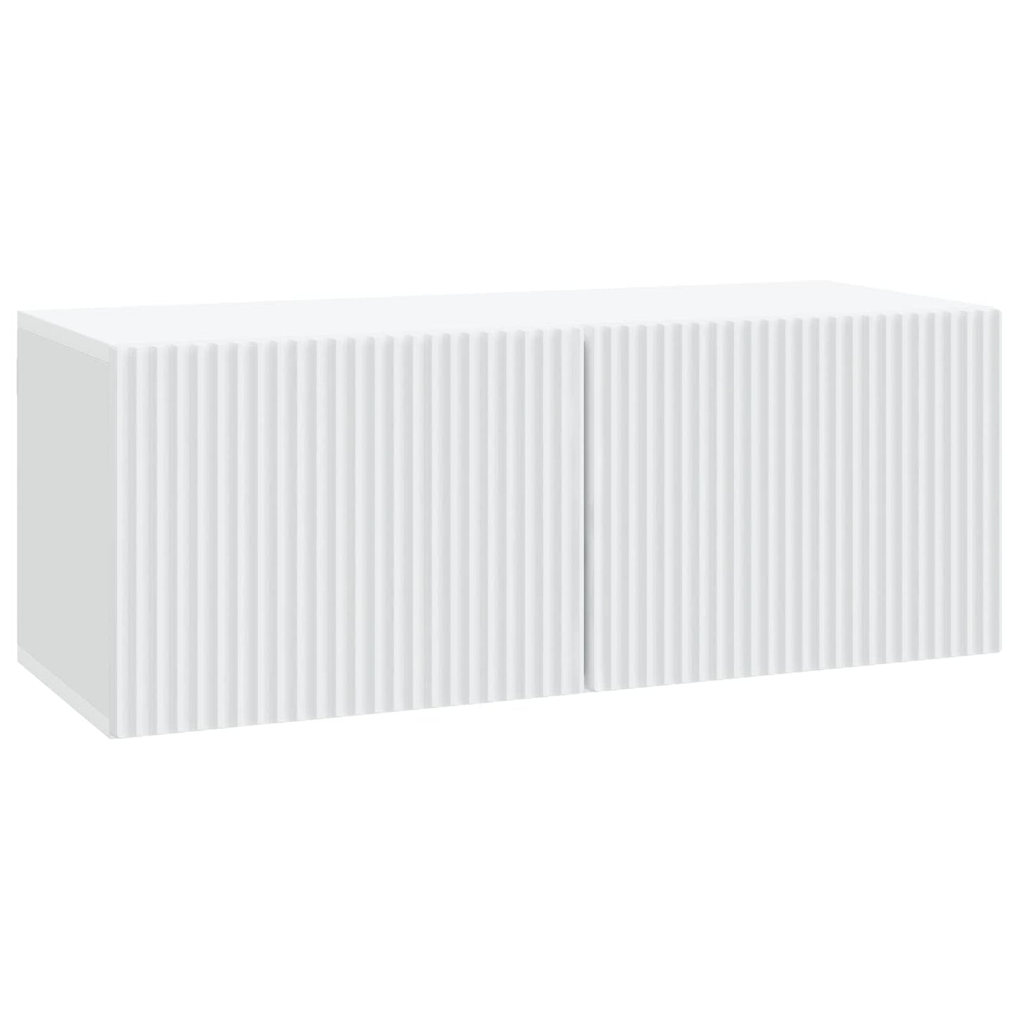 Wall-Mounted TV Cabinet White 78.5 x 31 x 30 cm Engineered Wood