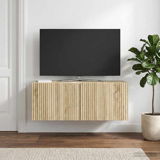 Wall-Mounted TV Cabinet 78.5 x 31 x 30 cm Sonoma Oak
