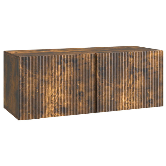 Wall-Mounted TV Cabinet 78.5 x 31 x 30 cm Smoked Oak