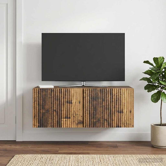 Wall-Mounted TV Cabinet 78.5 x 31 x 30 cm Old Wood