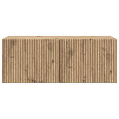 Wall-Mounted TV Cabinet 78.5 x 31 x 30 cm Artisan Oak