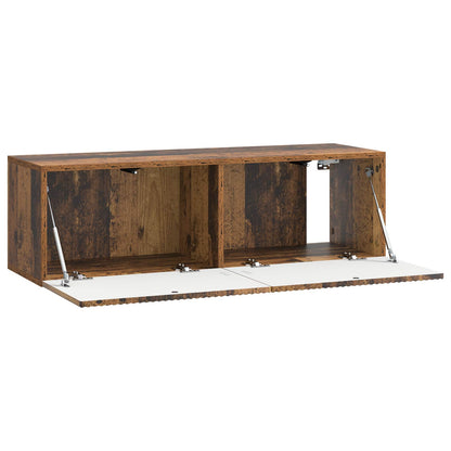 Wall-Mounted TV Cabinet Wall-mounted Old Wood 98 x 31 x 30 cm