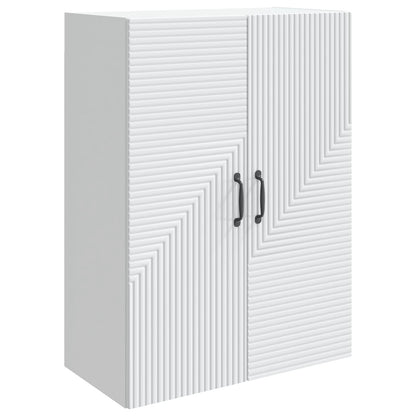 Wall-Mounted Cabinet White 66 x 34.5 x 90 cm Engineered Wood