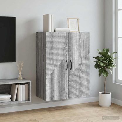 Wall-Mounted Cabinet Grey Sonoma 66 x 34.5 x 90 cm