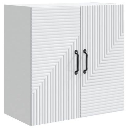 Wall-Mounted Cabinet White 59 x 31 x 60 cm Engineered Wood