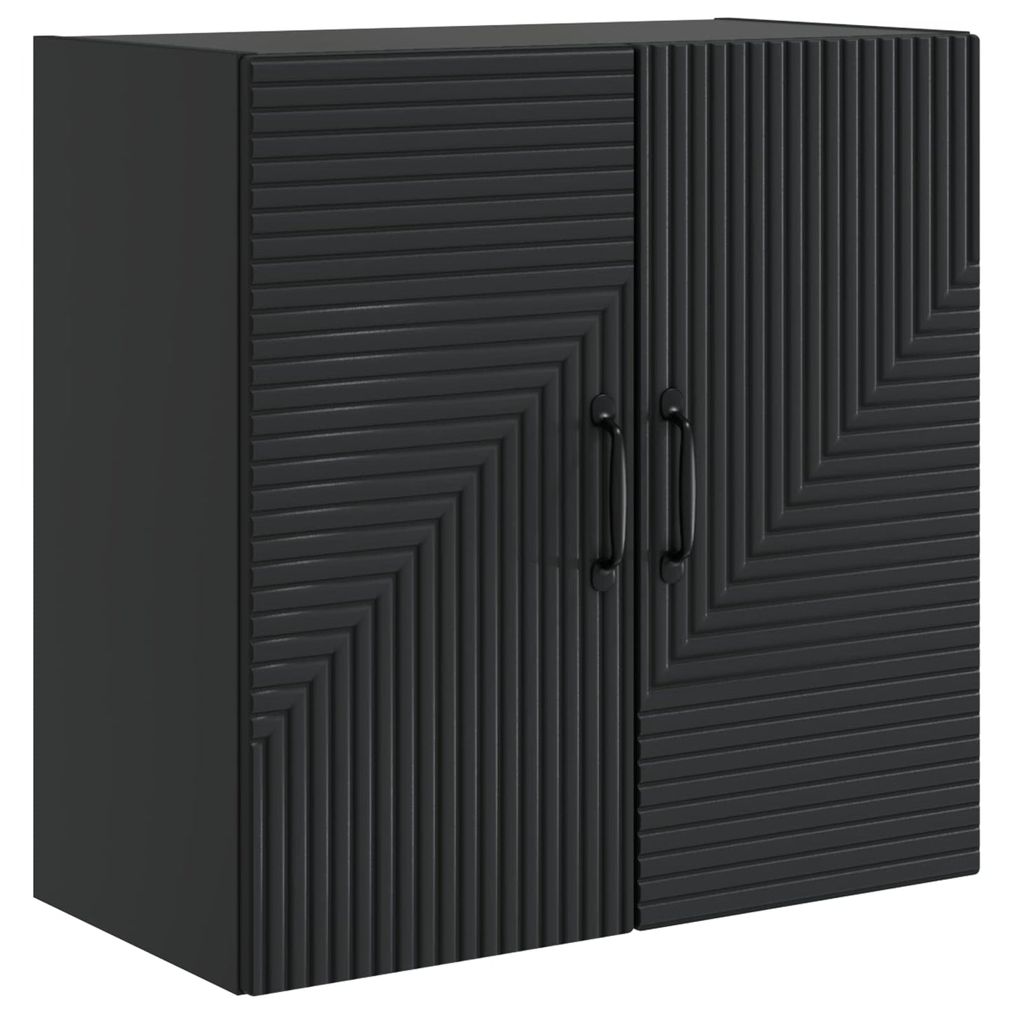 Wall-Mounted Cabinet Black 59 x 31 x 60 cm Engineered Wood