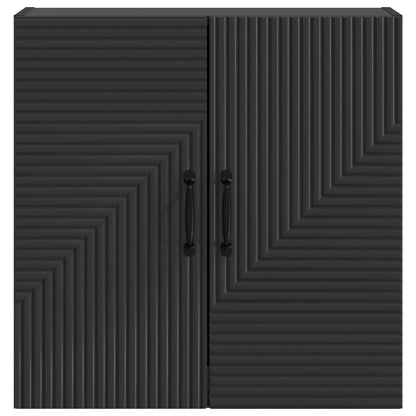 Wall-Mounted Cabinet Black 59 x 31 x 60 cm Engineered Wood