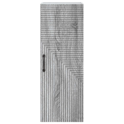 Wall-Mounted Cabinet Grey Sonoma 33 x 34.5 x 90 cm