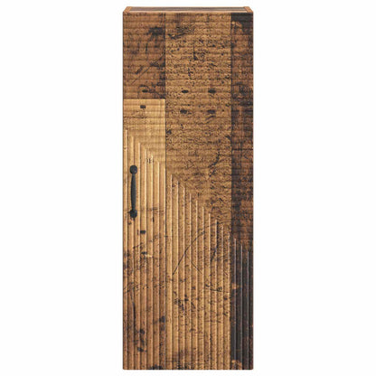 Wall-Mounted Cabinet Old Wood 33 x 34.5 x 90 cm Engineered Wood