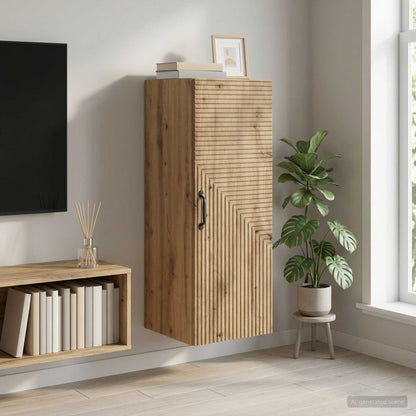 Wall-Mounted Cabinet 33 x 34.5 x 90 cm Engineered Wood