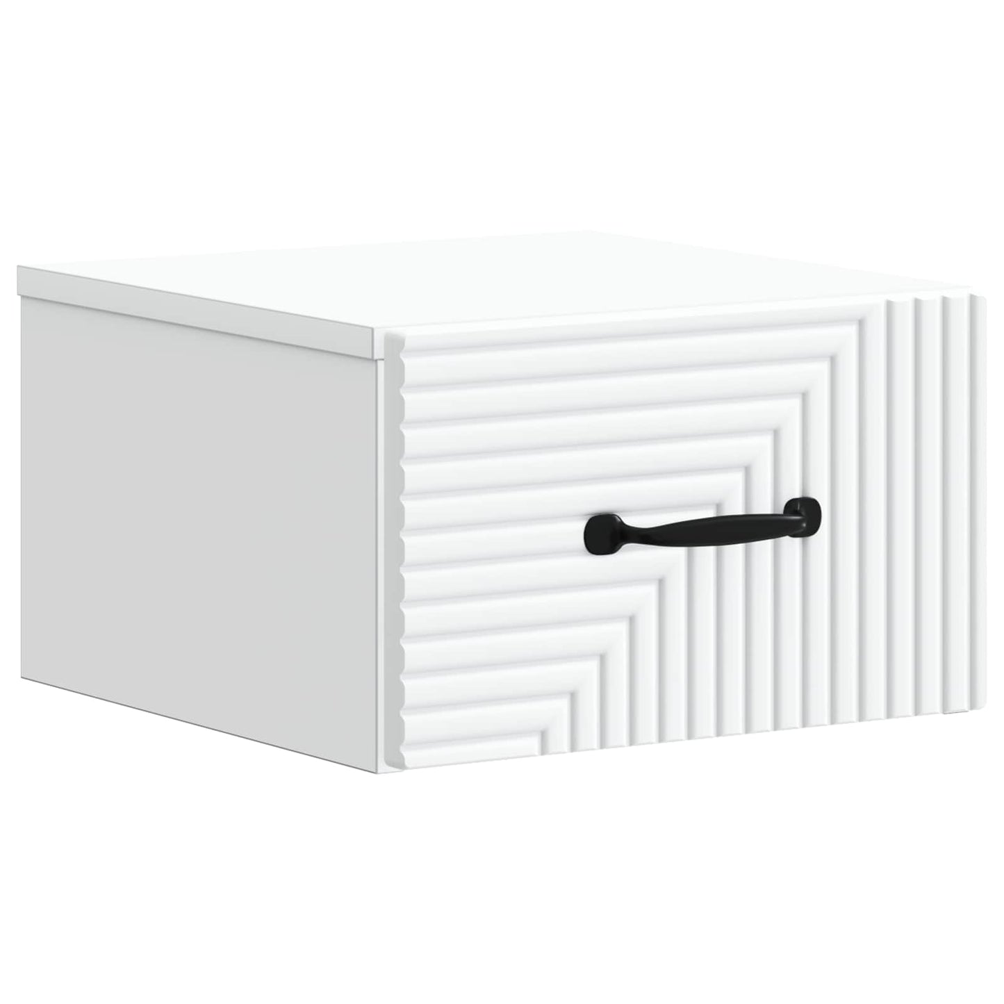 Wall-Mounted Bedside Cabinet White 34.5 x 33 x 20 cm