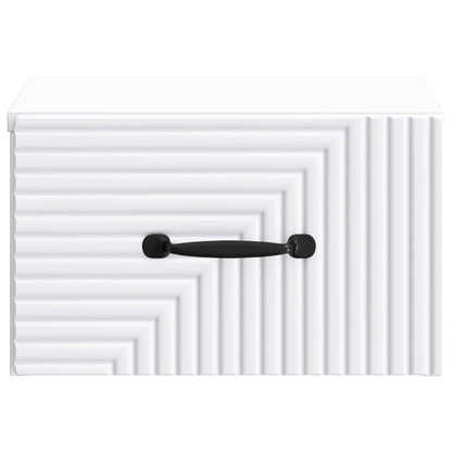 Wall-Mounted Bedside Cabinet 2 pcs White 34.5 x 33 x 20 cm