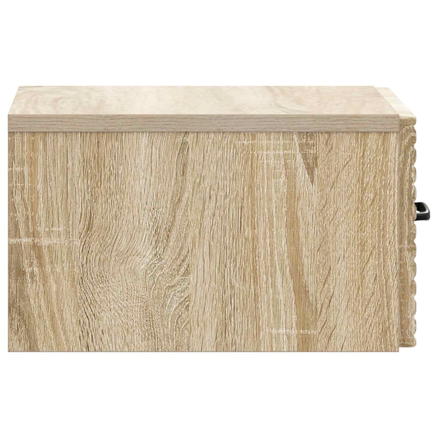 Wall-Mounted Bedside Cabinet Sonoma Oak 34.5 x 33 x 20 cm
