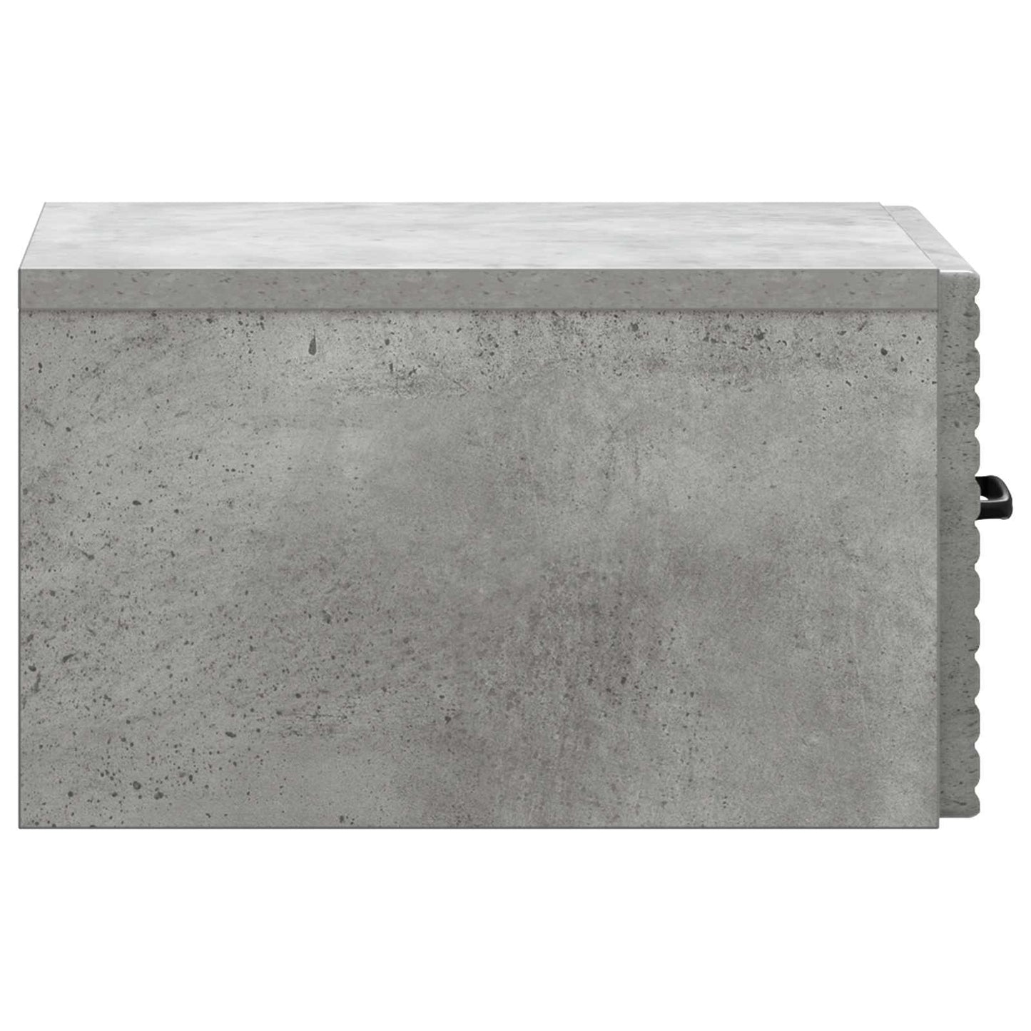 Wall-Mounted Bedside Cabinet Concrete Grey 34.5 x 33 x 20 cm