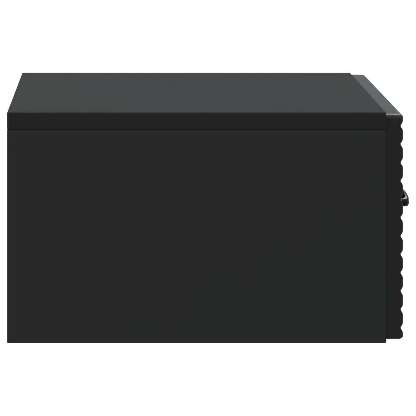 Wall-Mounted Bedside Cabinet 2 pcs Black 49 x 34.5 x 20 cm