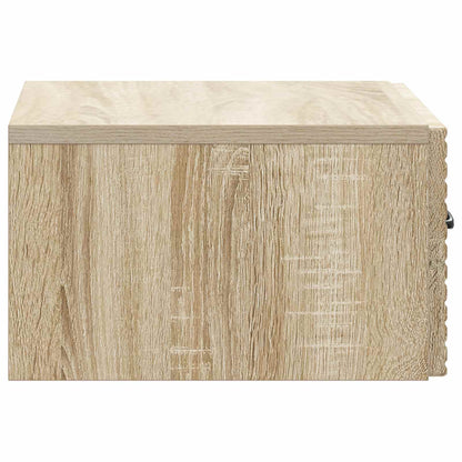 Wall-Mounted Bedside Cabinet Sonoma Oak 49 x 34.5 x 20 cm
