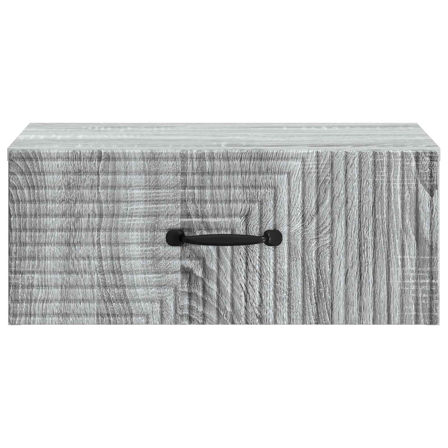 Wall-Mounted Bedside Cabinet Grey Sonoma 49 x 34.5 x 20 cm