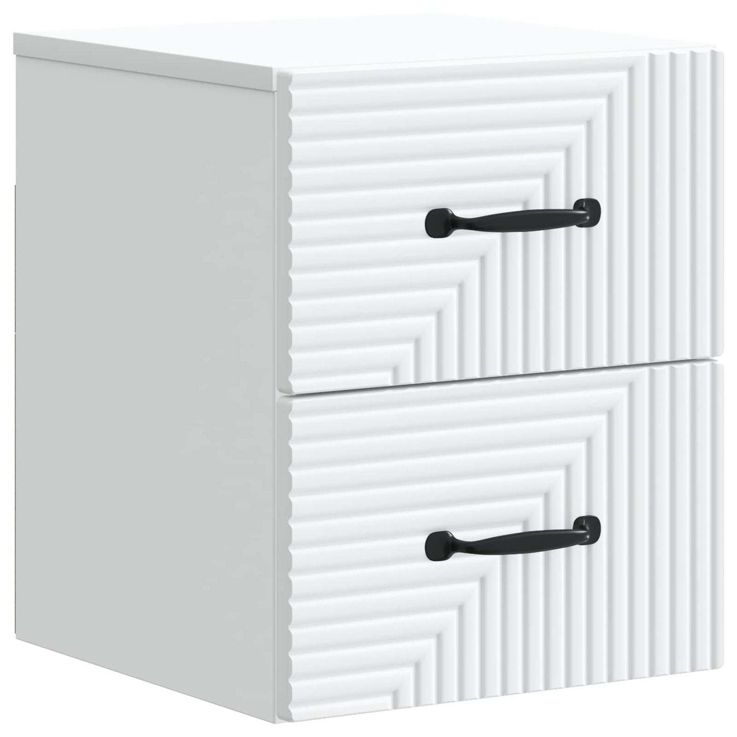 Wall-Mounted Bedside Cabinet White 34.5 x 33 x 40 cm