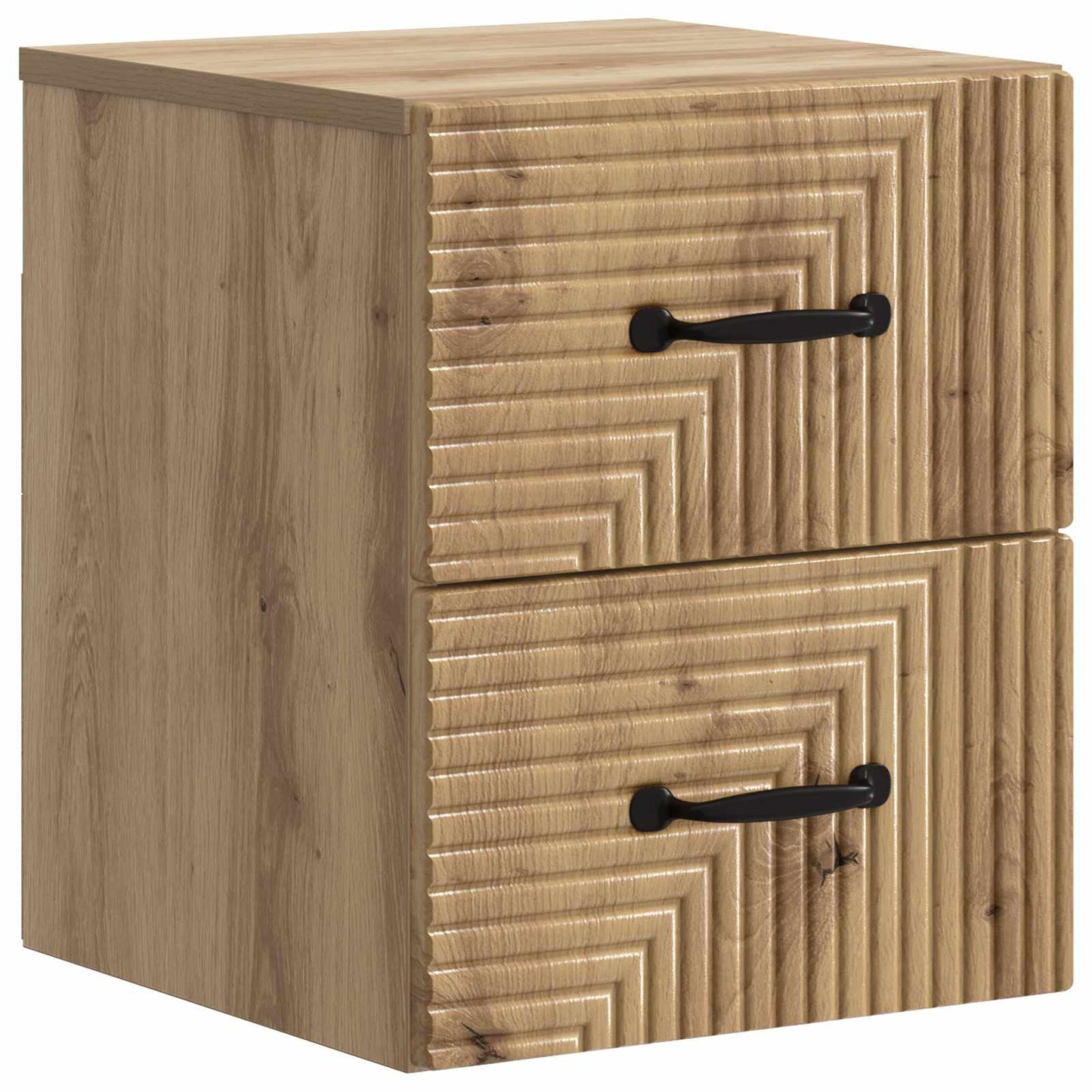 Wall-Mounted Bedside Cabinet Artisan Oak 34.5 x 33 x 40 cm