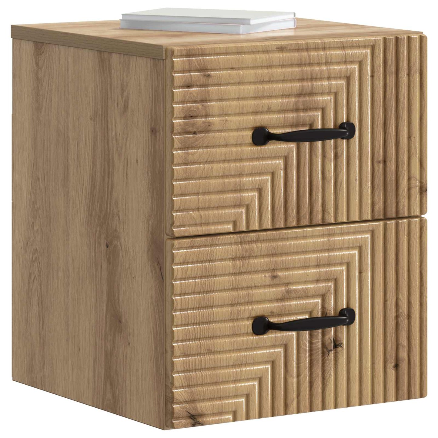 Wall-Mounted Bedside Cabinet Artisan Oak 34.5 x 33 x 40 cm