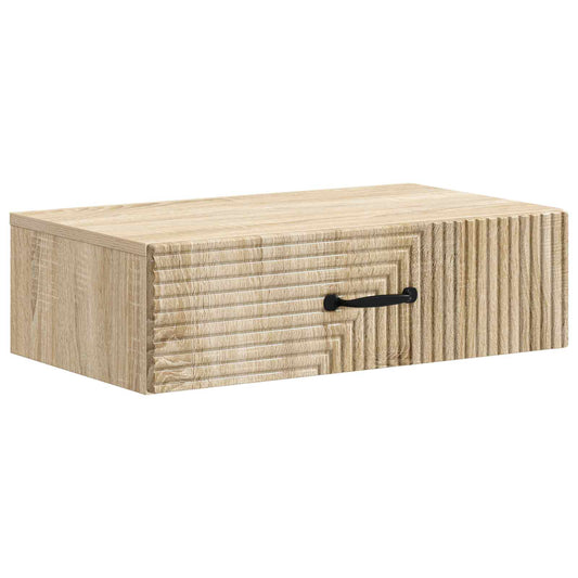 Wall-Mounted Side Table 59 x 34.5 x 17 cm Engineered Wood