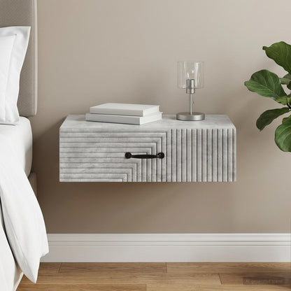 Wall-Mounted Side Table 59 x 34.5 x 17 cm Engineered Wood