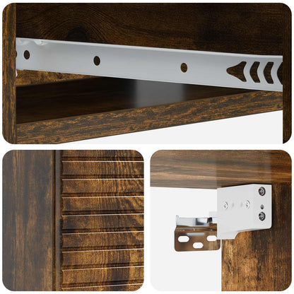 Wall-Mounted Side Table 59 x 34.5 x 17 cm Engineered Wood