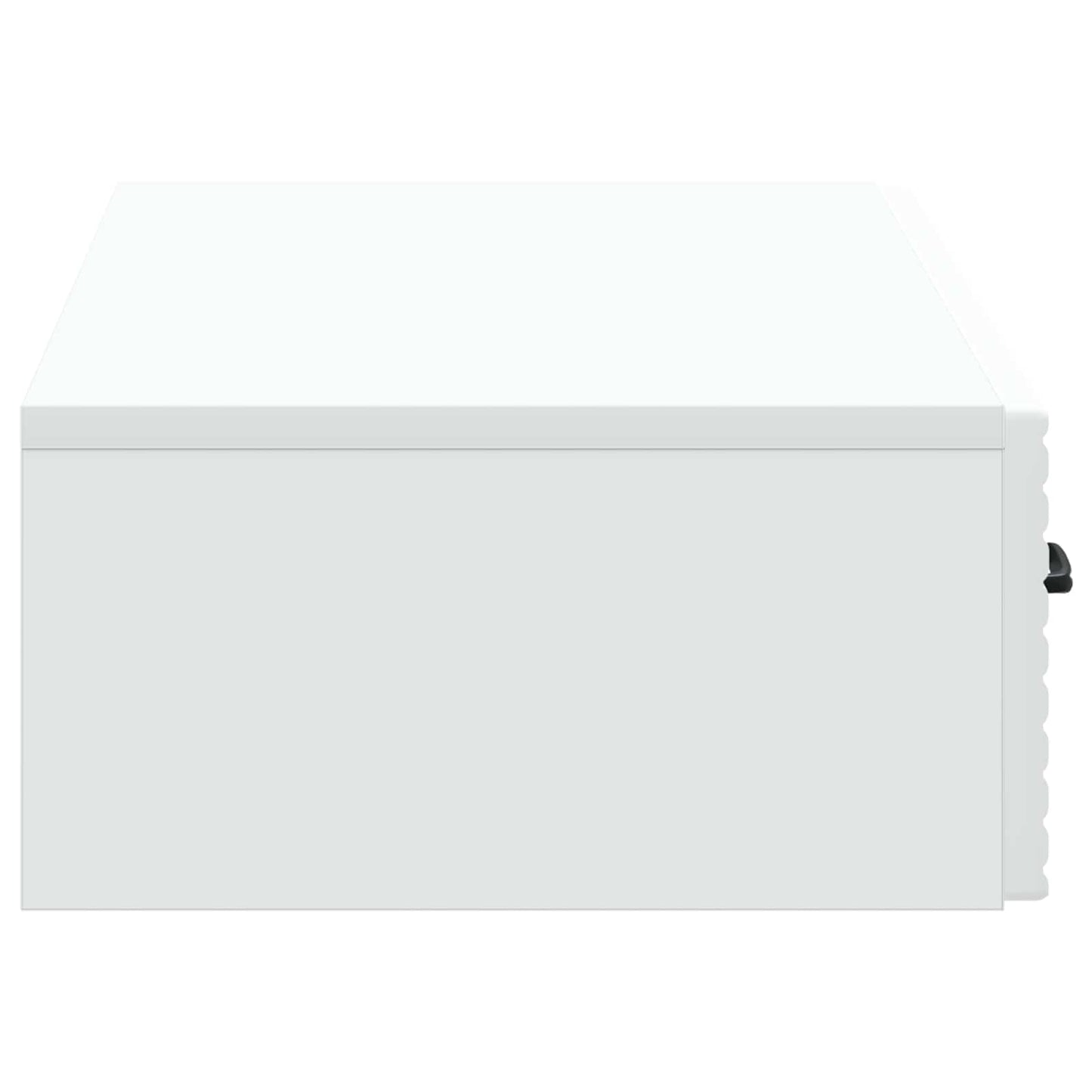 Wall-Mounted Side Table Wall-mounted White 87.5 x 34.5 x 17 cm