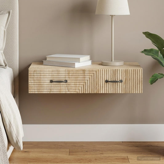 Wall-Mounted Side Table 87.5 x 34.5 x 17 cm Engineered Wood
