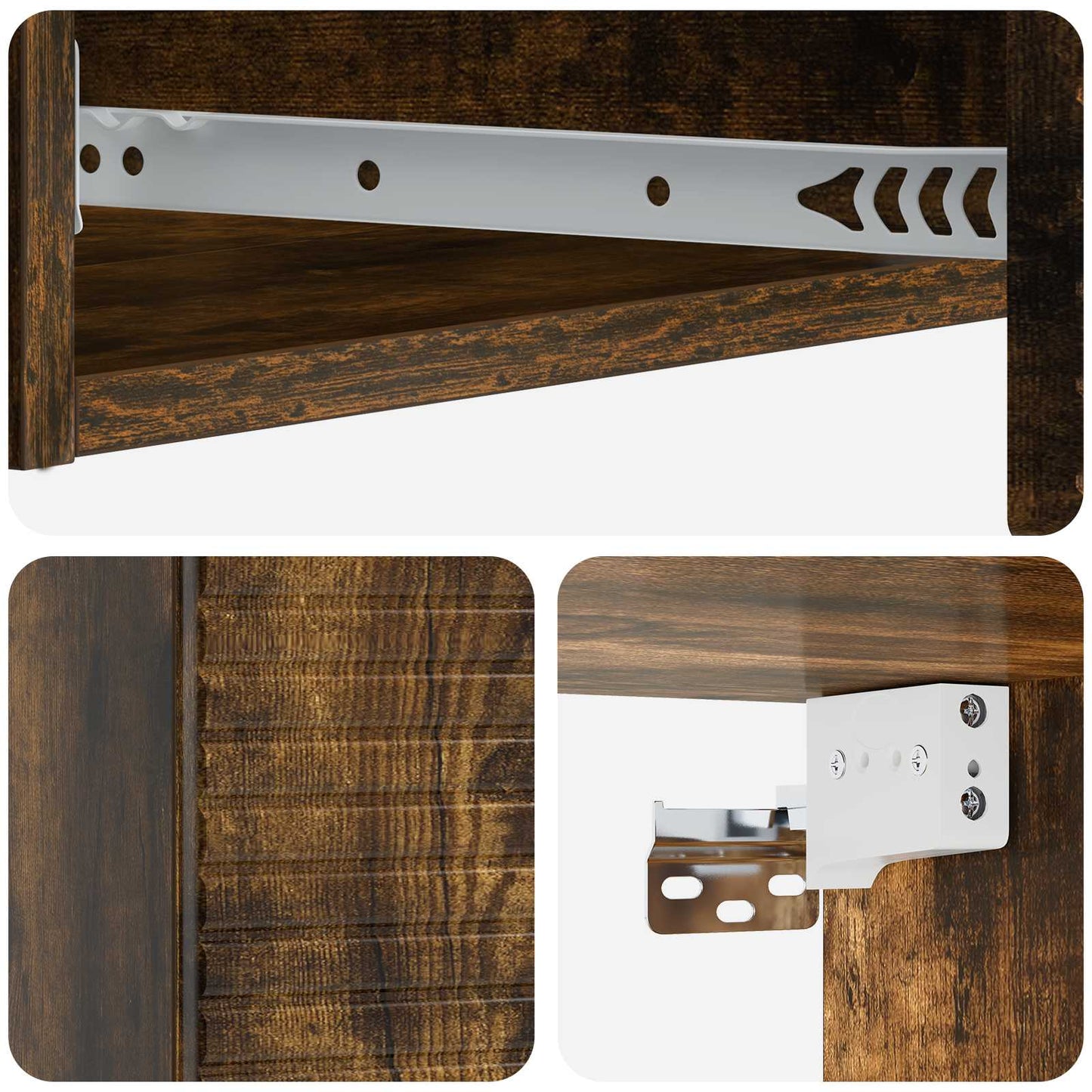 Wall-Mounted Side Table 87.5 x 34.5 x 17 cm Engineered Wood
