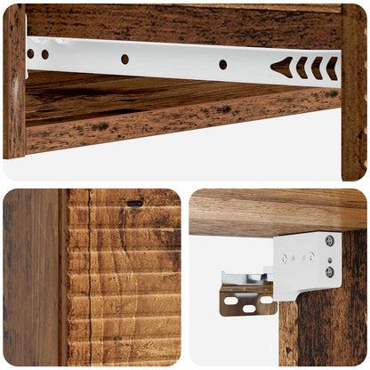 Wall-Mounted Side Table 87.5 x 34.5 x 17 cm Engineered Wood