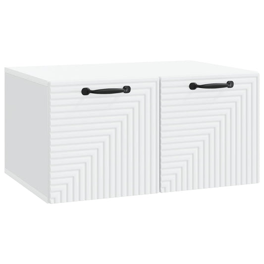 Wall-Mounted TV Cabinet White 59.5 x 41 x 30 cm Engineered Wood