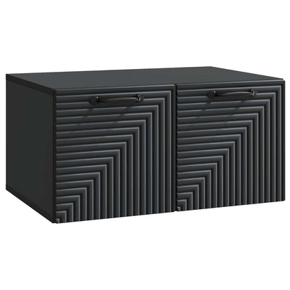 Wall-Mounted TV Cabinet Black 59.5 x 41 x 30 cm Engineered Wood