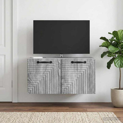 Wall-Mounted TV Cabinet Grey Sonoma 59.5 x 41 x 30 cm
