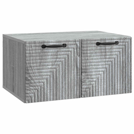 Wall-Mounted TV Cabinet Grey Sonoma 59.5 x 41 x 30 cm