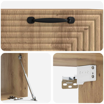 Wall-Mounted TV Cabinet 59.5 x 41 x 30 cm Artisan Oak