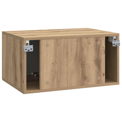 Wall-Mounted TV Cabinet 59.5 x 41 x 30 cm Artisan Oak