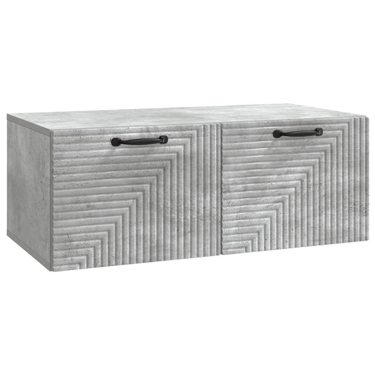 Wall-Mounted TV Cabinet Concrete Grey 78.5 x 41 x 30 cm