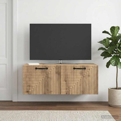 Wall-Mounted TV Cabinet 78.5 x 41 x 30 cm Artisan Oak