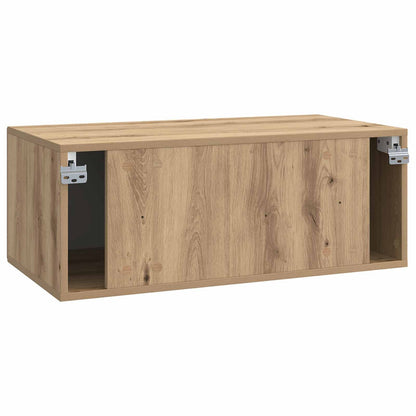 Wall-Mounted TV Cabinet 78.5 x 41 x 30 cm Artisan Oak