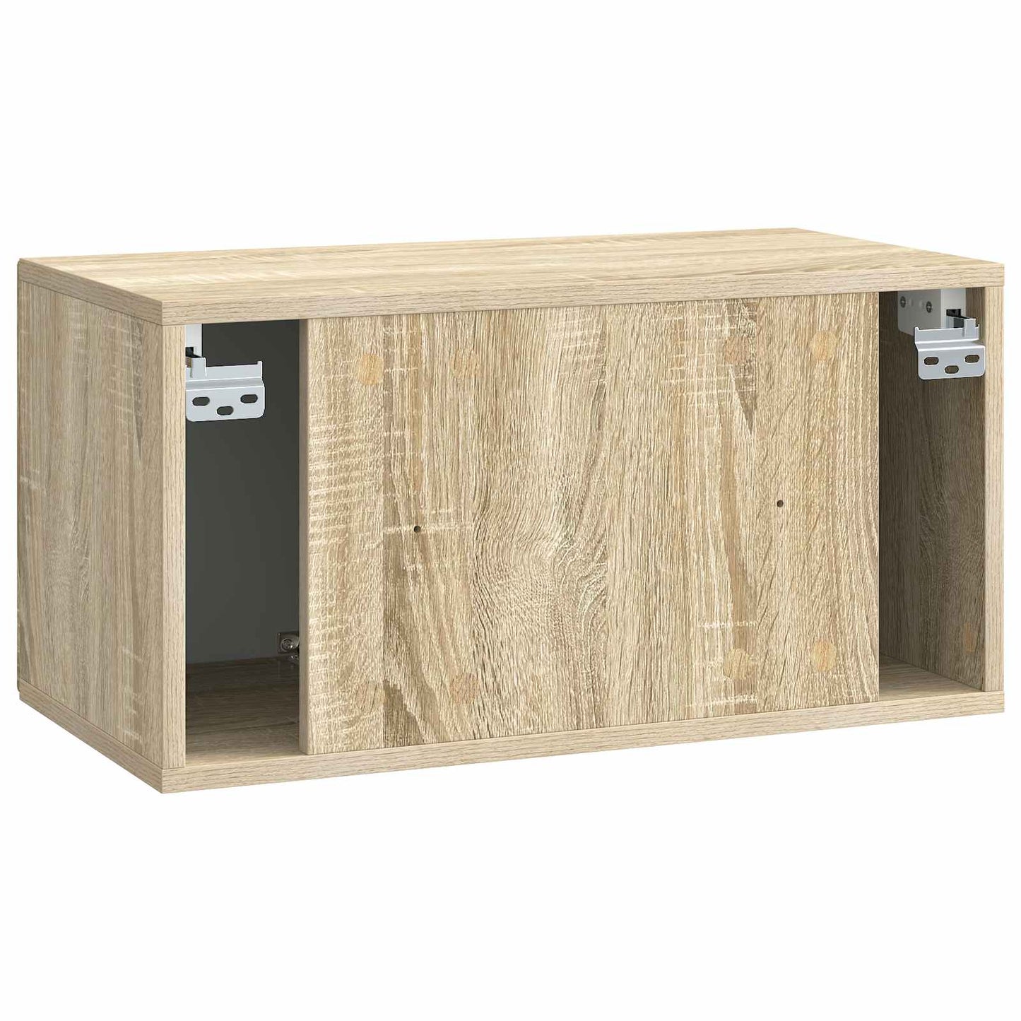 Wall-Mounted TV Cabinet Sonoma Oak 59.5 x 31 x 30 cm