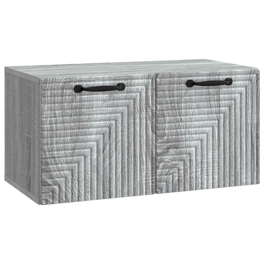 Wall-Mounted TV Cabinet Grey Sonoma 59.5 x 31 x 30 cm